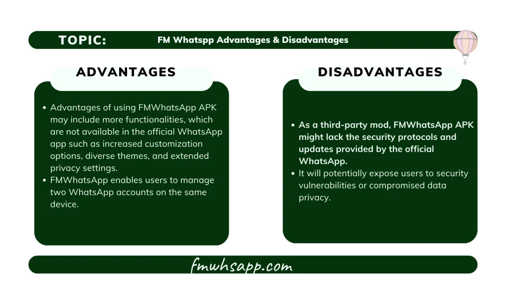 Advantages & Disadvantage  